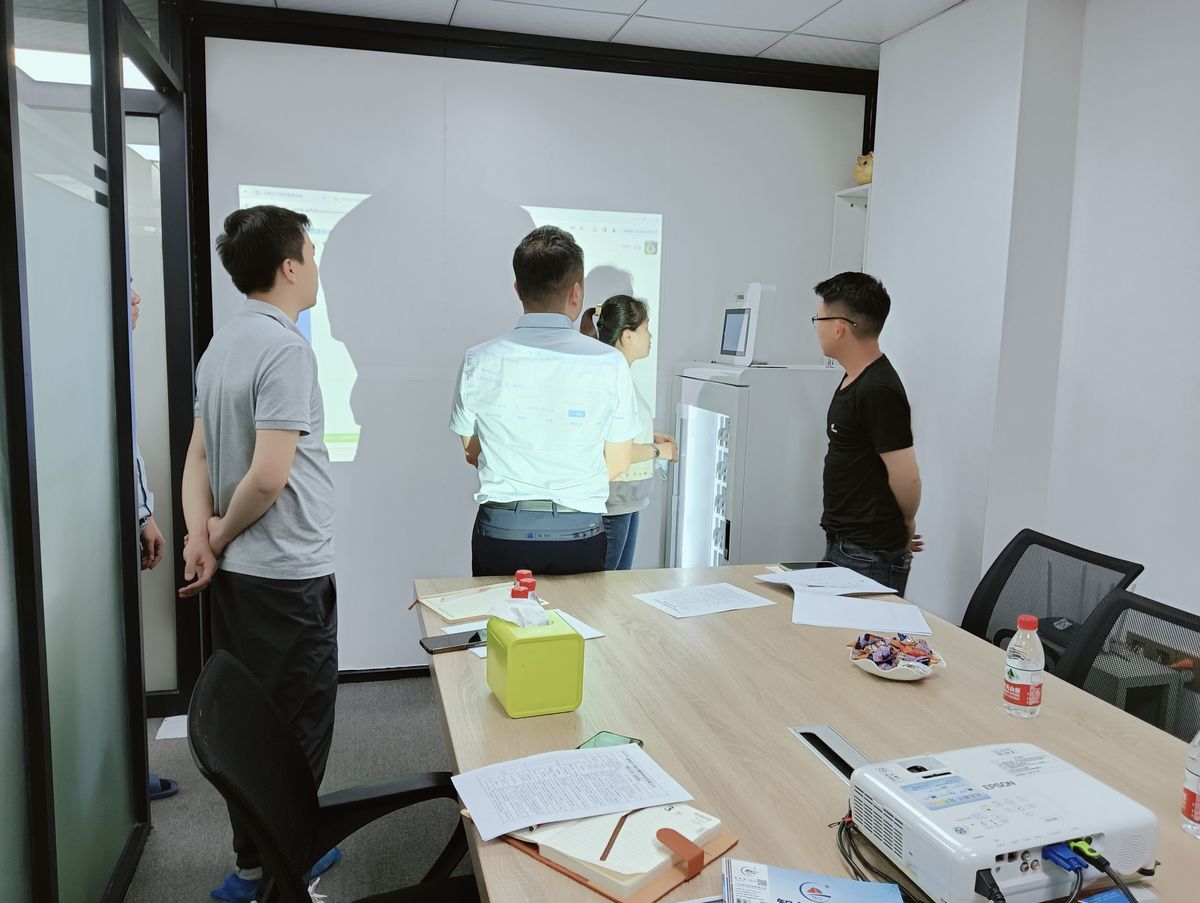 Customer site visit 6 — smart cabinet in use
